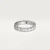 Cartier Destinee Alyans, 4,1 mm Genişlik, Paved