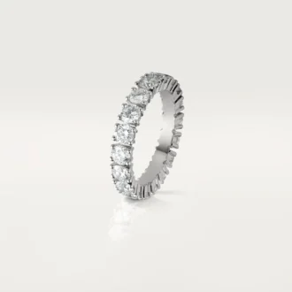 Cartier Destinee Alyans, 4,1 mm Genişlik, Paved