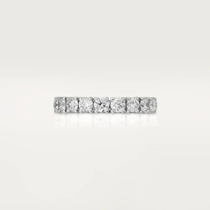 Cartier Destinee Alyans, 4,1 mm Genişlik, Paved