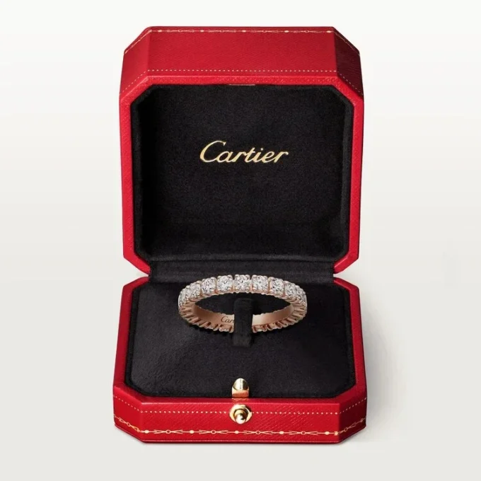 Cartier Destinee Alyans – Pembe Altın, Pırlanta – Cartier Cartier Destinee Alyans – Pembe Altın, Pırlanta – Cartier