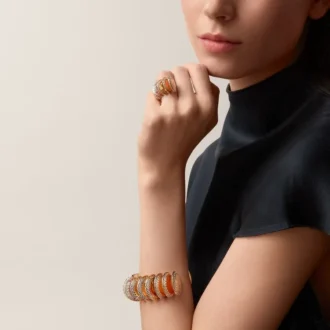 Cartier Libre Polymorph Yüzük, Kalsedon, Pırlantalar