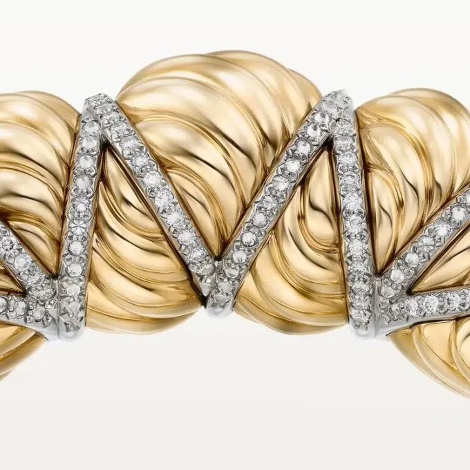Cartier Libre Tressage Bilezik, Pırlantalar