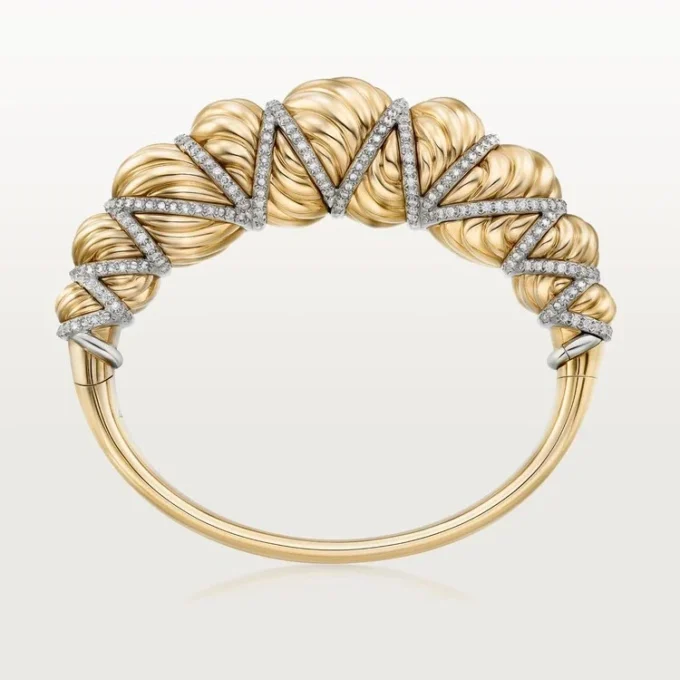Cartier Libre Tressage Bilezik, Pırlantalar