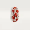 Cartier Libre Tressage Yüzük, Mercan