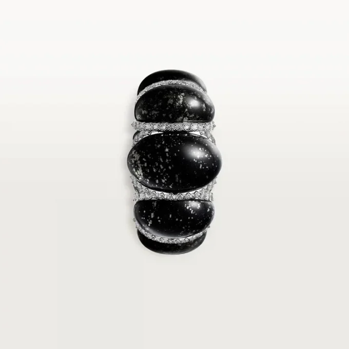 Cartier Libre Tressage Yüzük, Metaquartzite, Pırlantalar