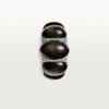 Cartier Libre Tressage Yüzük, Obsidiyen, Pırlantalar