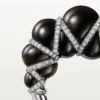 Cartier Libre Tressage Yüzük, Obsidiyen, Pırlantalar