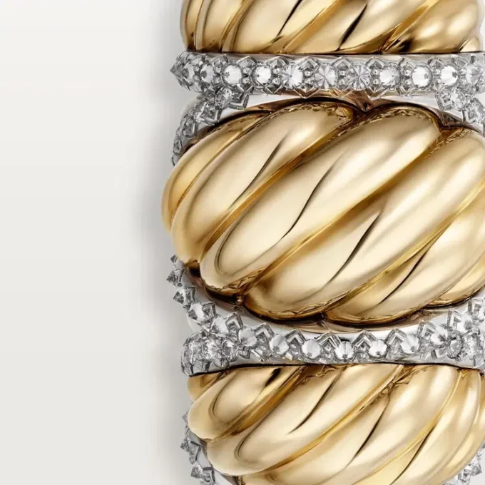Cartier Libre Tressage Yüzük, Pırlanta