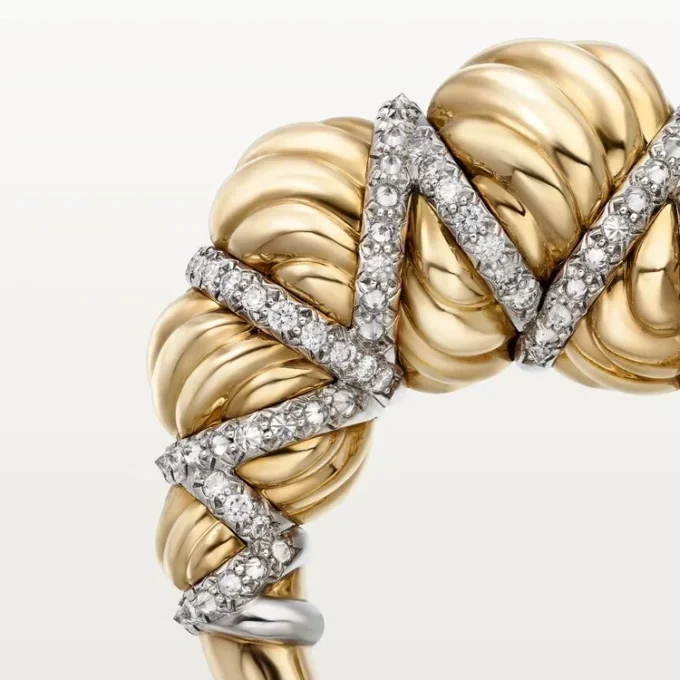 Cartier Libre Tressage Yüzük, Pırlanta