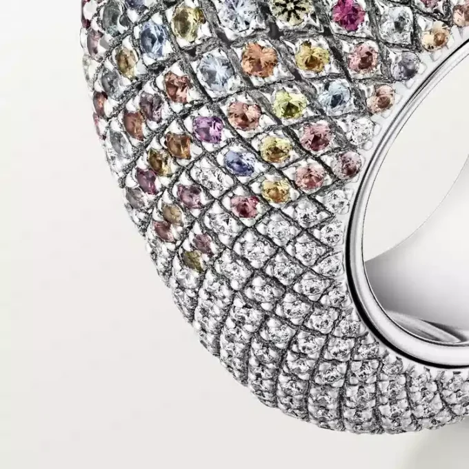 Cartier Libre Tuttitutti Yüzük, Umba Safirleri, Pırlantalar