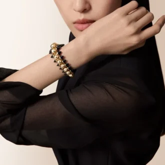 Clash De Cartier Bilezik, Esnek, Ekstra Büyük Model, Oniks