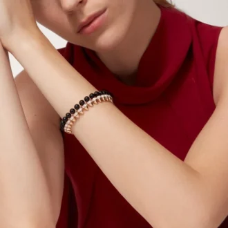 Clash De Cartier Bilezik, Esnek, Oniks, Ekstra Büyük Model, Pırlanta