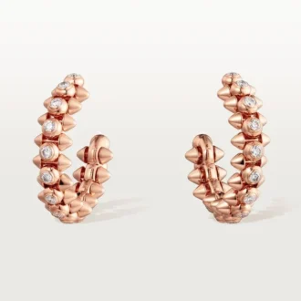 Clash De Cartier Küpeler Pırlanta – Pembe Altın, Pırlanta – Cartier
