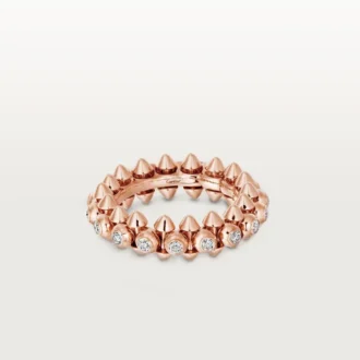Clash De Cartier – Pembe Altın Pave Pırlanta Yüzük | Cartier Us