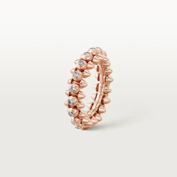 Clash De Cartier – Pembe Altın Pave Pırlanta Yüzük | Cartier Us