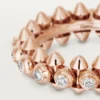 Clash De Cartier – Pembe Altın Pave Pırlanta Yüzük | Cartier Us