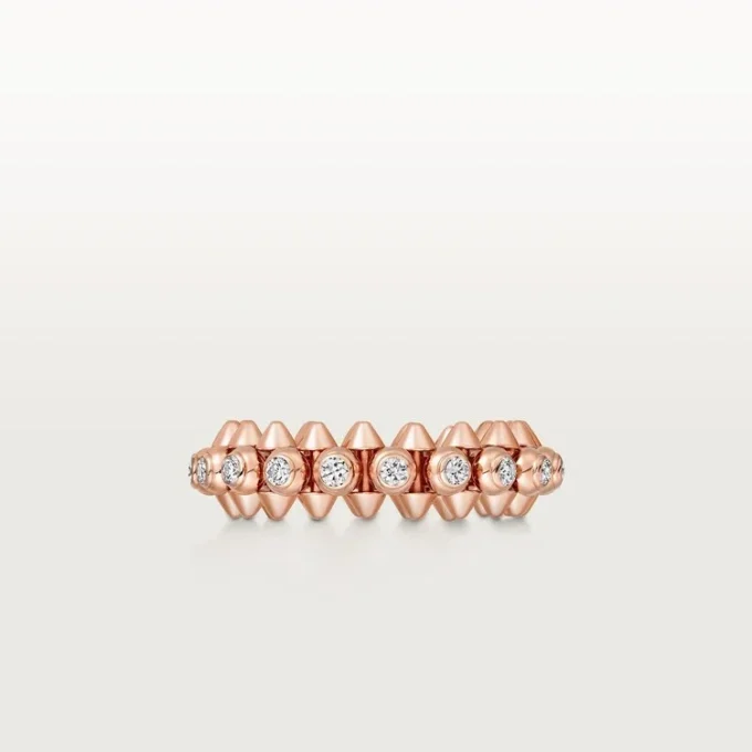 Clash De Cartier – Pembe Altın Pave Pırlanta Yüzük | Cartier Us