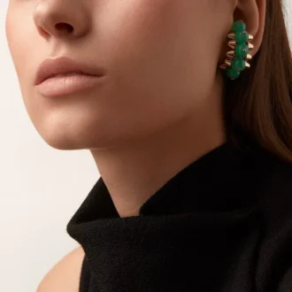 Clash De Cartier Tek Küpe, Krizopraz, Ekstra Büyük Model
