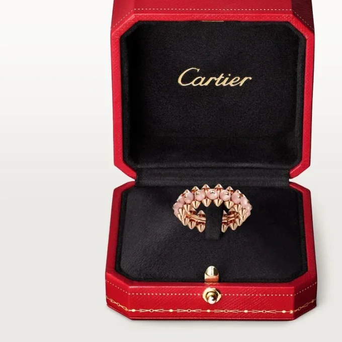 Clash De Cartier Yüzük, Pembe Kalsedon