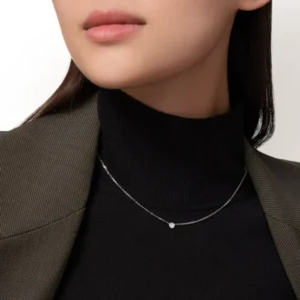 Diamants Legers Kolye, Sm – Beyaz Altın, Pırlanta – Cartier