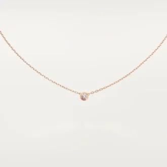 Diamants Legers Kolye, Sm – Pembe Altın, Pırlanta – Cartier
