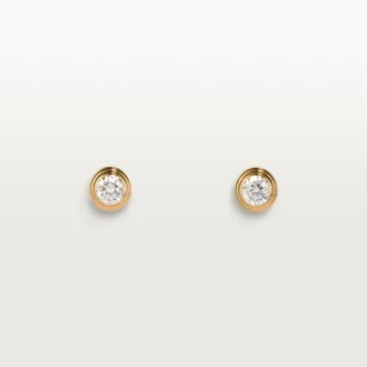 Diamants Legers Küpeler, mm – Sarı Altın, Pırlanta – Cartier