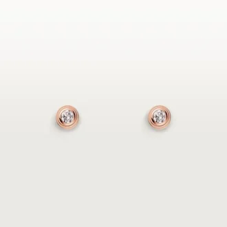 Diamants Legers Küpeler Xs – Pembe Altın, Pırlantalar – Cartier