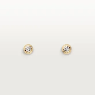 Diamants Legers Küpeler Xs – Sarı Altın, Pırlanta – Cartier