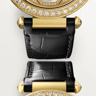 Diğer Panthere Jewelry Saatler – 41 mm, El Kurmalı Mekanik Mekanizma, 18 Ayar Sarı Altın, Pırlanta, Değiştirilebilir Deri Kayışlar – Cartier
