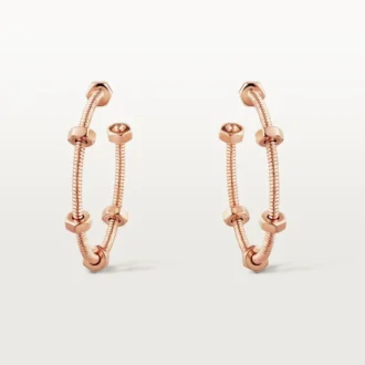 Ecrou De Cartier Küpeler – Pembe Altın – Cartier
