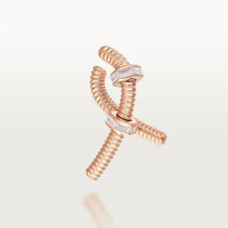 Ecrou De Cartier Sol Küpe – Pembe Altın, Pırlanta – Cartier
