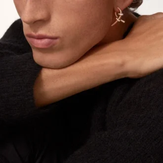 Ecrou De Cartier Sol Küpe – Pembe Altın, Pırlanta – Cartier