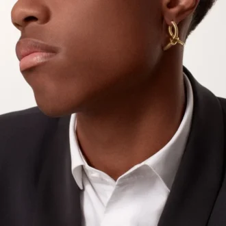 Ecrou De Cartier Sol Küpe – Sarı Altın – Cartier