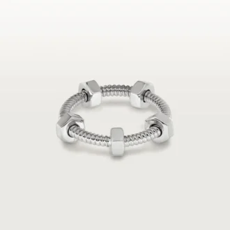 Ecrou De Cartier Yüzük – Beyaz Altın – Cartier