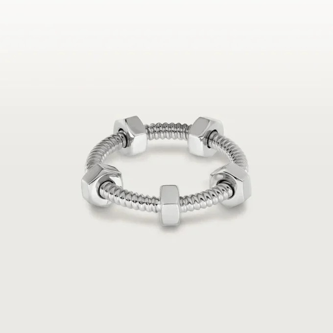 Ecrou De Cartier Yüzük – Beyaz Altın – Cartier