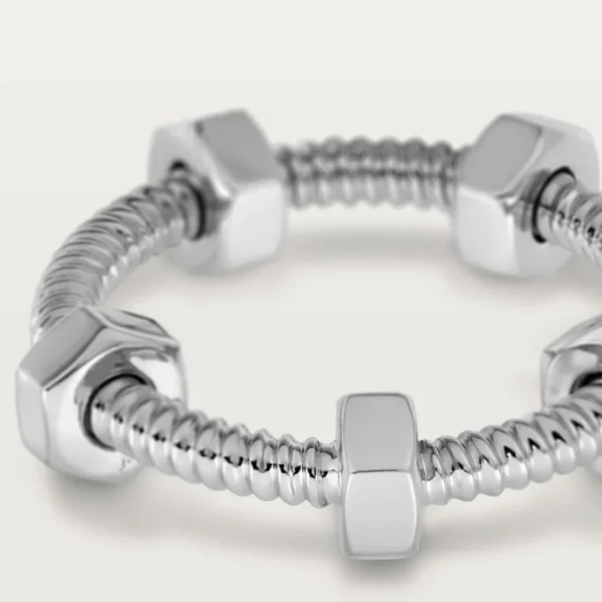 Ecrou De Cartier Yüzük – Beyaz Altın – Cartier