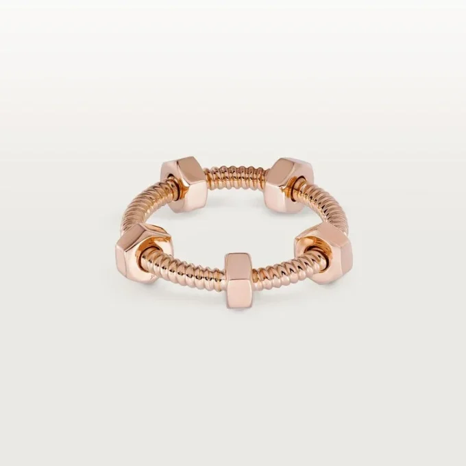 Ecrou De Cartier Yüzük – Pembe Altın – Cartier