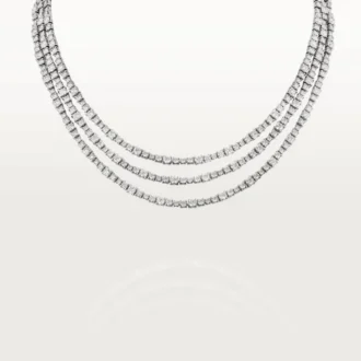 Essential Lines Kolye – Beyaz Altın, Pırlanta – Cartier