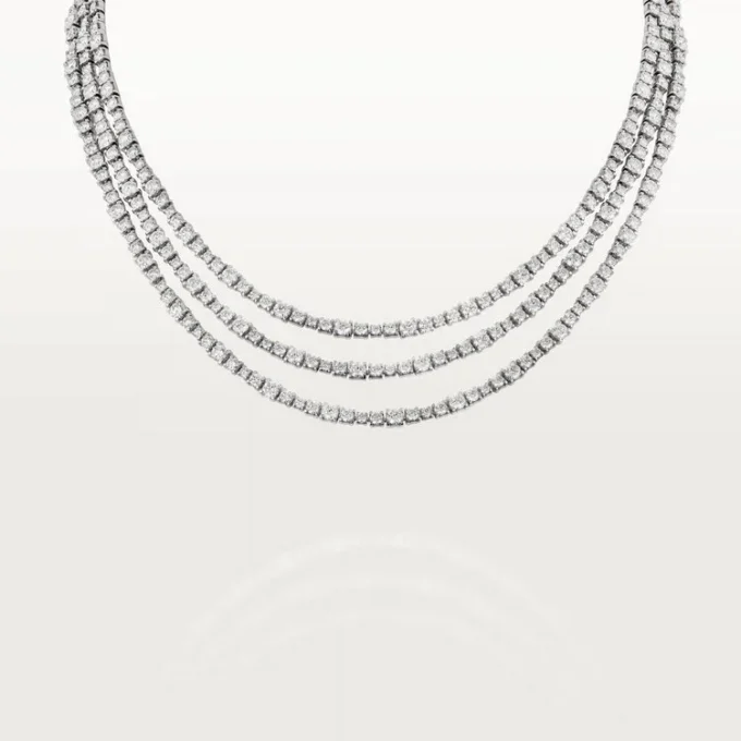 Essential Lines Kolye – Beyaz Altın, Pırlanta – Cartier