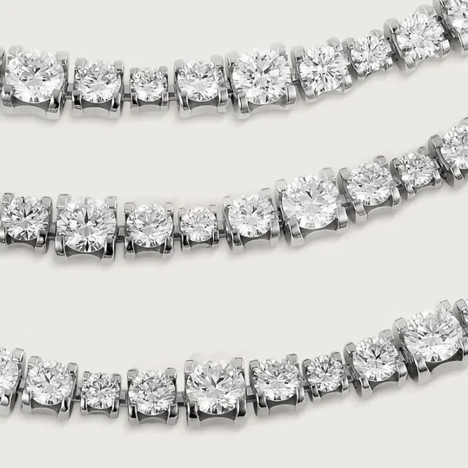 Essential Lines Kolye – Beyaz Altın, Pırlanta – Cartier