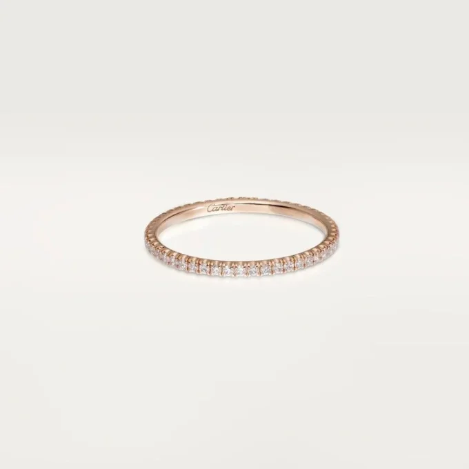 Etincelle De Cartier Alyans, 1,5 mm Genişlik, Paved