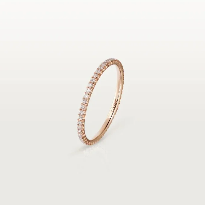 Etincelle De Cartier Alyans, 1,5 mm Genişlik, Paved