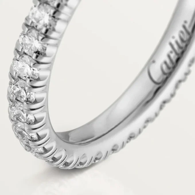 Etincelle De Cartier Alyans – Beyaz Altın, Pırlanta – Cartier