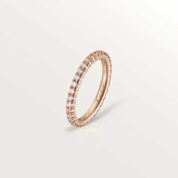 Etincelle De Cartier Alyans – Pembe Altın, Pırlanta – Cartier