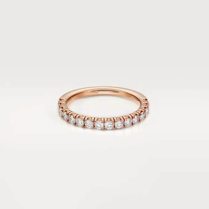 Etincelle De Cartier Alyans – Pembe Altın, Pırlanta – Cartier