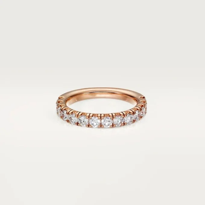 Etincelle De Cartier Alyans – Pembe Altın, Pırlanta – Cartier