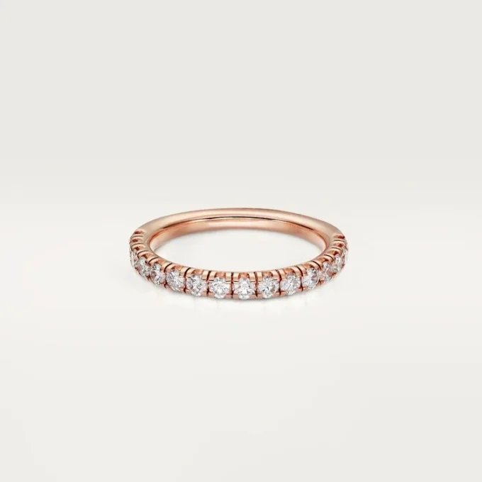 Etincelle De Cartier Alyans – Pembe Altın, Pırlanta – Cartier