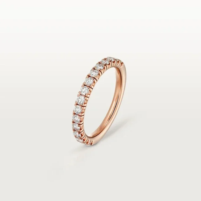 Etincelle De Cartier Alyans – Pembe Altın, Pırlanta – Cartier