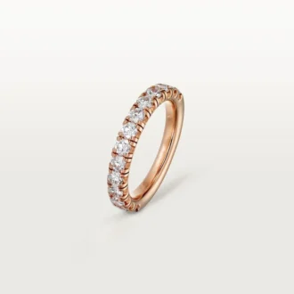 Etincelle De Cartier Alyans – Pembe Altın, Pırlanta – Cartier