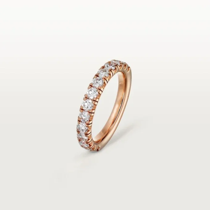 Etincelle De Cartier Alyans – Pembe Altın, Pırlanta – Cartier